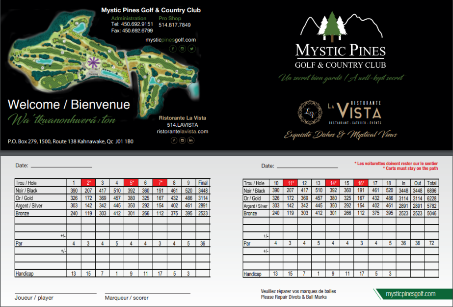 Mystic Pines Golf & Country Club.